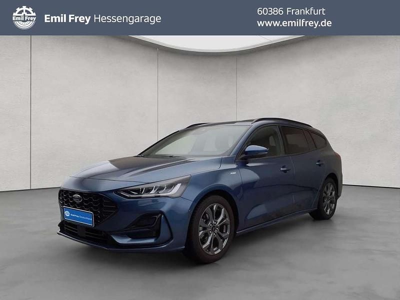 Blau Gebraucht 2023 Ford Focus ST-Line X Kombi | 23.950 € (Fairer Preis) - Bild 1/4