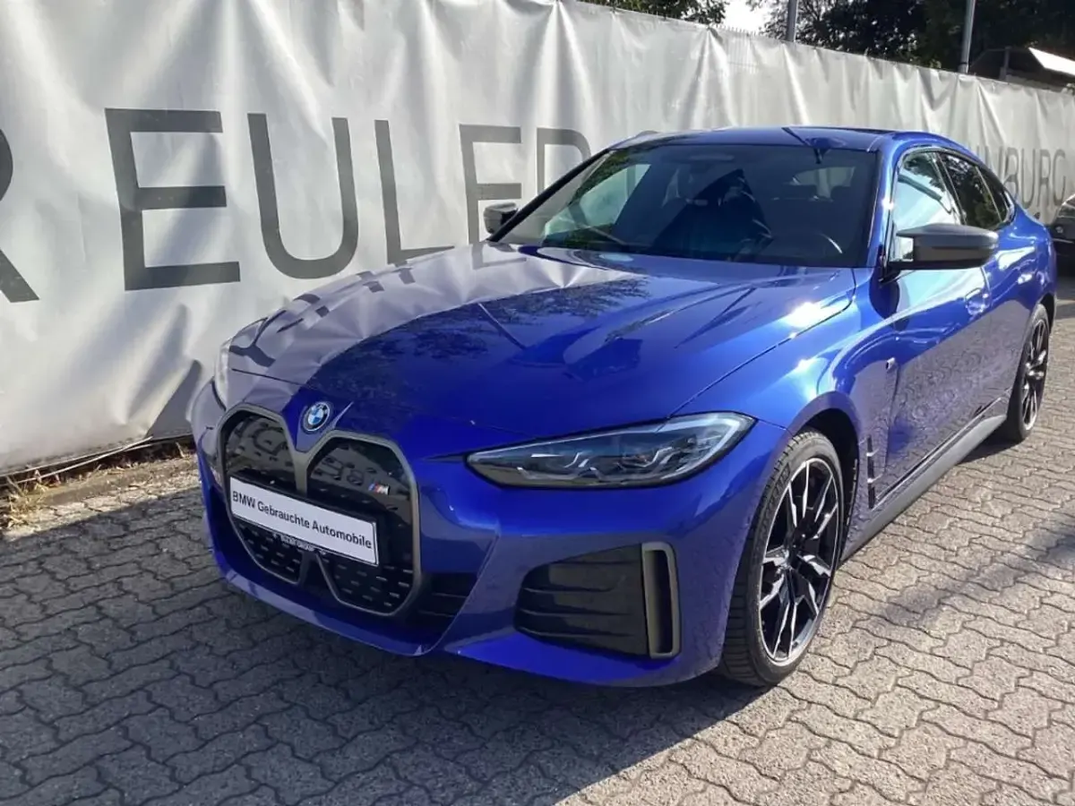 Gebraucht BMW i4 M Sport 400 kW (544 PS) 2023 Blau Limousine