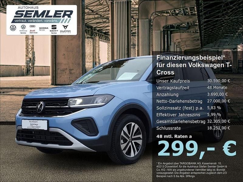 Neu VW T-Cross R 116 PS (85 kW) 2025 Blau SUV