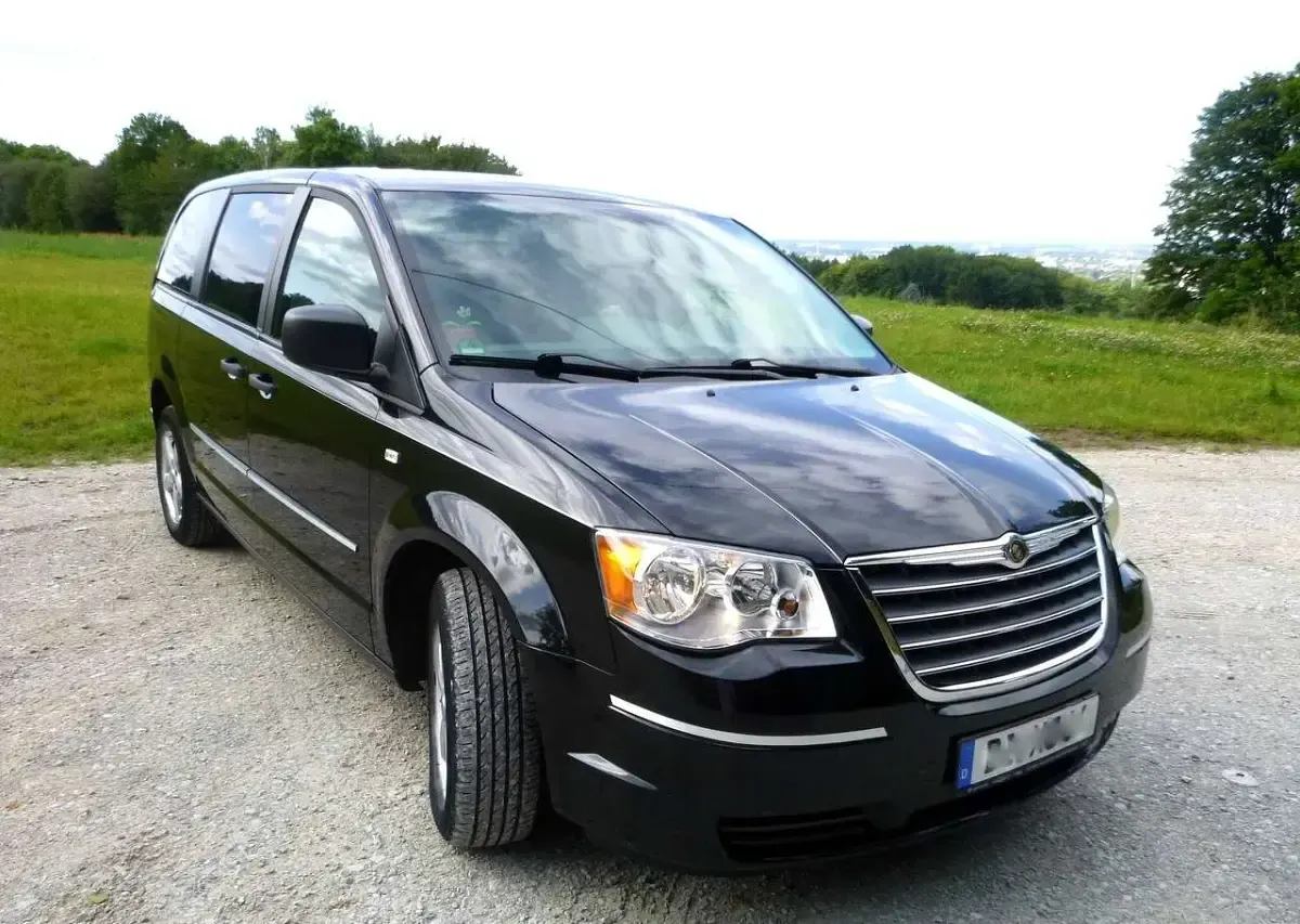 Gebraucht Chrysler Grand Voyager 163 PS (119 kW) 2009 Schwarz Van / Kleinbus