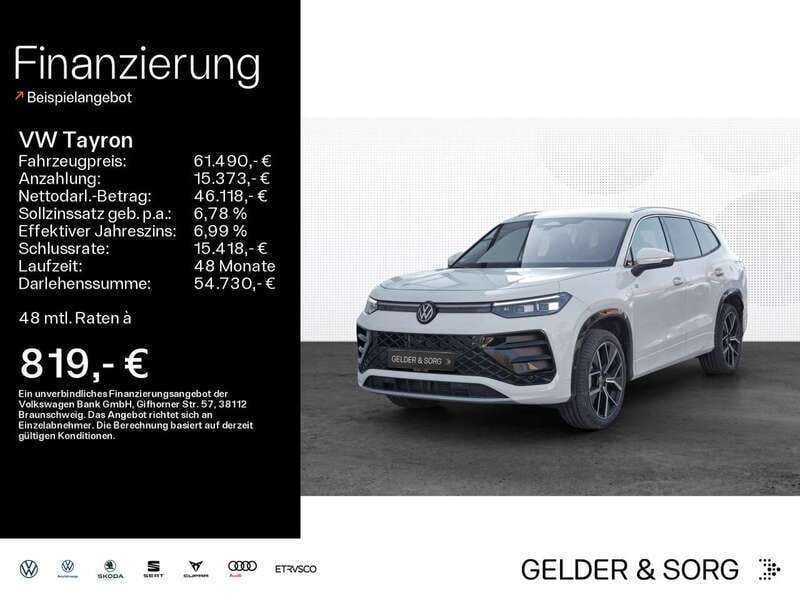 Weiß Gebraucht 2025 VW Tayron R-line SUV | 61.490 € (Superpreis) - Bild 1/1