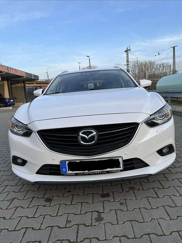 Weiß Gebraucht 2014 Mazda 6 Sports-Line Kombi | 8.500 € (Guter Preis) - Bild 1/4