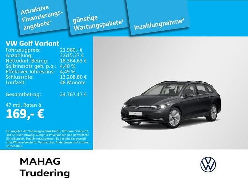 Grau Gebraucht 2023 VW Golf VIII Style Kombi | 21.980 € (Superpreis) - Bild 1/2