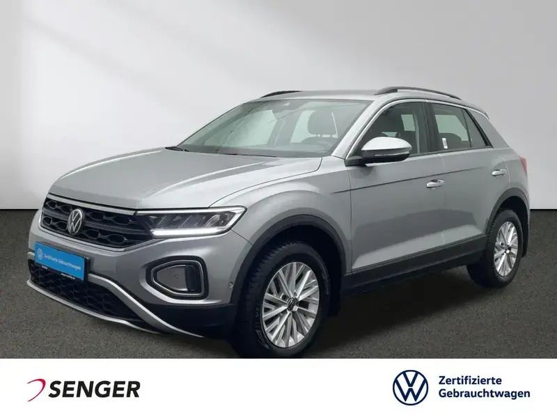 Silber Gebraucht 2022 VW T-Roc Life SUV | 23.380 € (Superpreis) - Bild 1/1