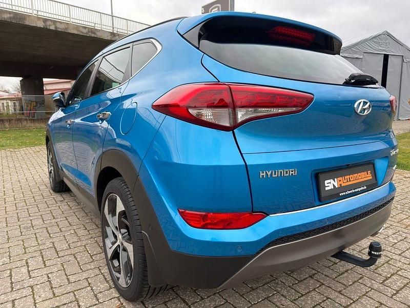 Gebraucht Hyundai Tucson Premium 185 PS (136 kW) 2016 Blau SUV