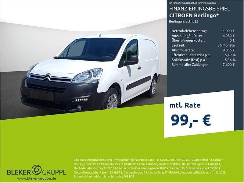 Weiß Gebraucht 2019 Citroën Berlingo Van / Kleinbus | 14.890 € (Fairer Preis) - Bild 1/3