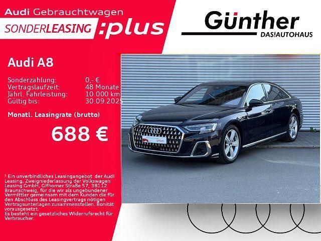 Firmamentblau metallic Gebraucht 2024 Audi A8 Ambiente Limousine | 63.989 € (Superpreis) - Bild 1/4