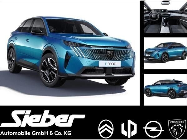 Blau (obsession blau) Neu 2025 Peugeot e-3008 Allure SUV | 39.853 € (Superpreis) - Bild 1/4