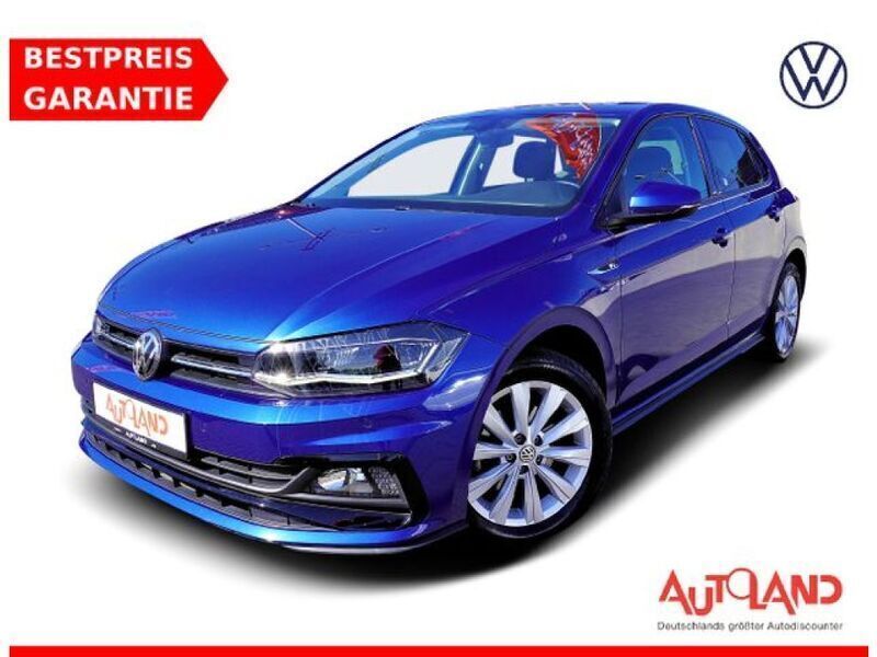 Blau Gebraucht 2019 VW Polo R-line Kleinwagen | 20.950 € (Fairer Preis) - Bild 1/4