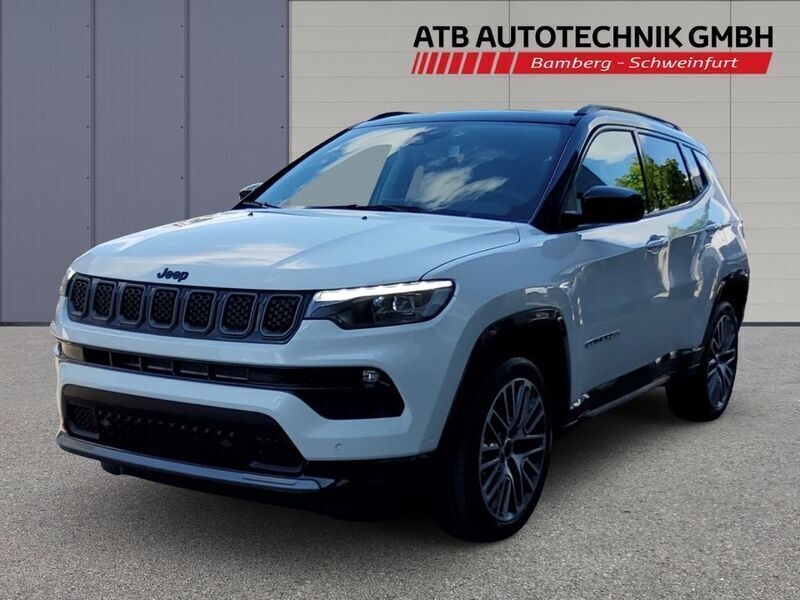 Weiss Neu 2025 Jeep Compass Summit SUV | 43.599 € (Teuer) - Bild 1/4