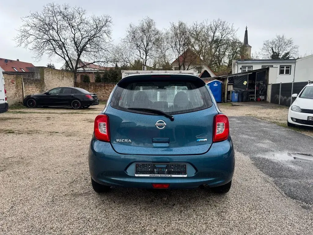 Gebraucht Nissan Micra Acenta 98 PS (72 kW) 2014 Blau Kleinwagen