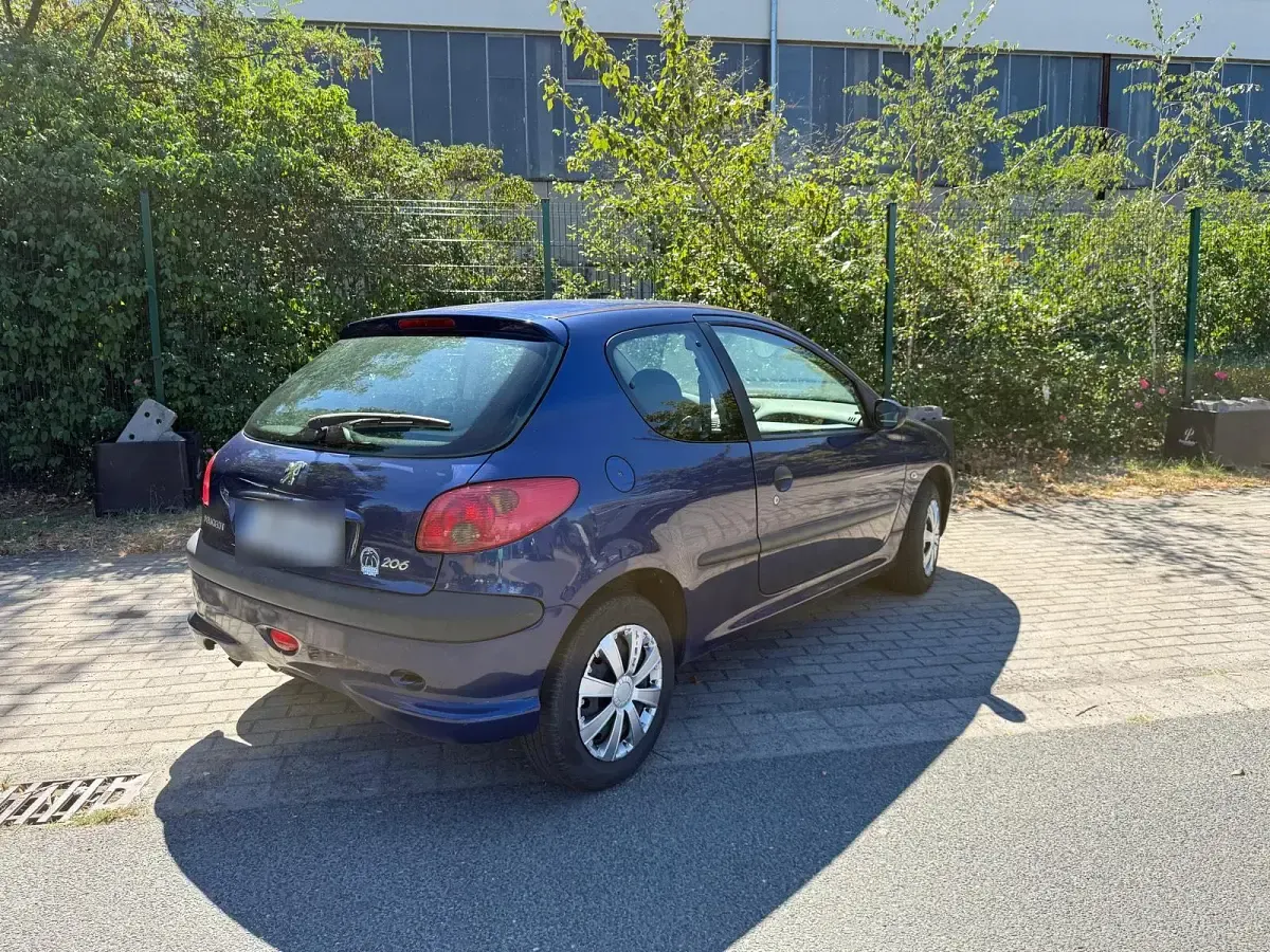 Gebraucht Peugeot 206 55 PS (40 kW) 2005 Blau Kleinwagen