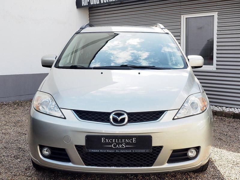 Gebraucht Mazda 5 Exclusive 116 PS (85 kW) 2006 Platinum silver Van / Kleinbus
