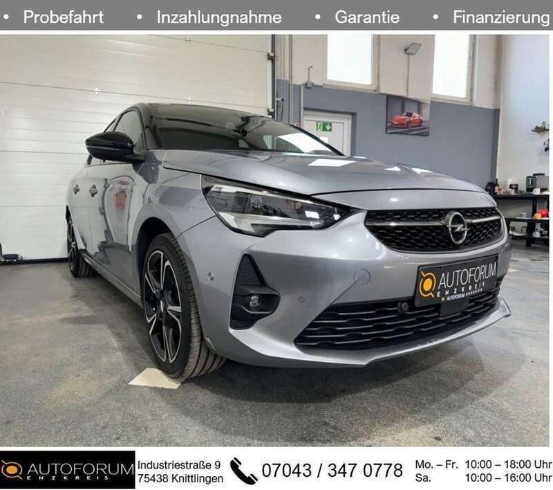 Silber Gebraucht 2020 Opel Corsa GS Line Kleinwagen | 13.390 € (Fairer Preis) - Bild 1/3