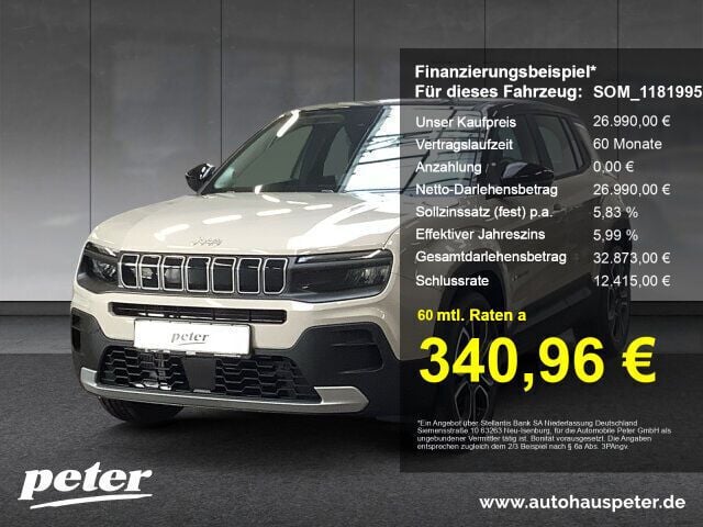 Stone grey/ dach schwarz Neu 2024 Jeep Avenger Altitude SUV | 26.990 € (Fairer Preis) - Bild 1/4