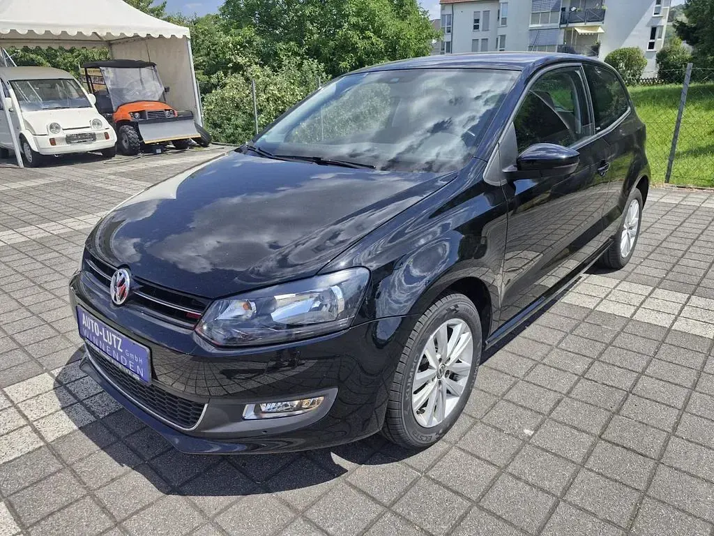 Gebraucht VW Polo Style 60 PS (44 kW) 2011 Ebenholzschwarz Kleinwagen