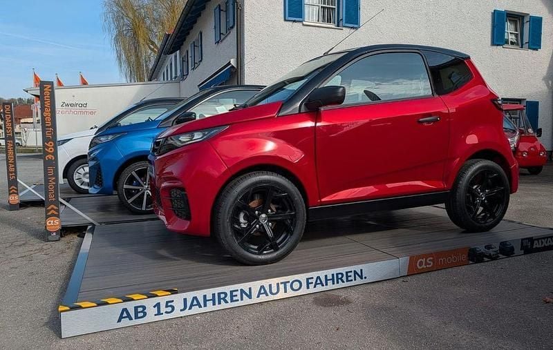 Neu Aixam AMBITION Sport 2026 Rot Kleinwagen