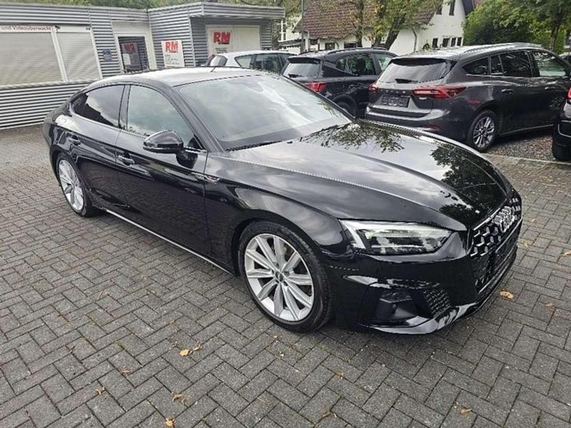 Schwarz Gebraucht 2022 Audi A5 Sportback S-Line Coupé | 32.900 € (Superpreis) - Bild 1/3