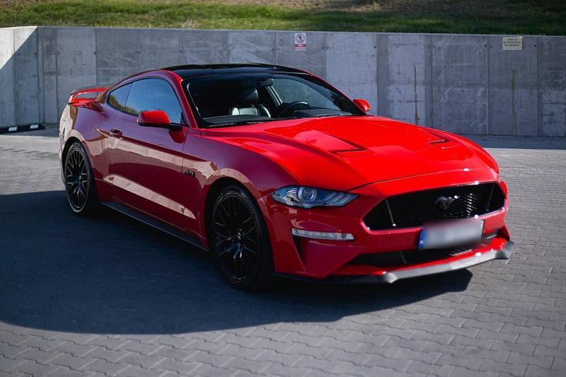 Rot Gebraucht 2019 Ford Mustang GT Premium Coupé | 36.000 € (Guter Preis) - Bild 1/4