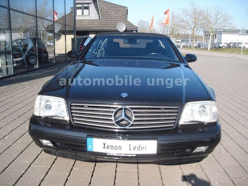 Gebraucht Mercedes SL320 224 PS (164 kW) 2000 Schwarz Cabrio