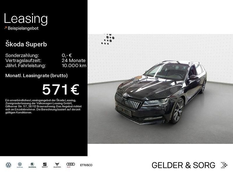 Gebraucht Skoda Superb SportLine 218 PS (160 kW) 2020 Schwarz Kombi