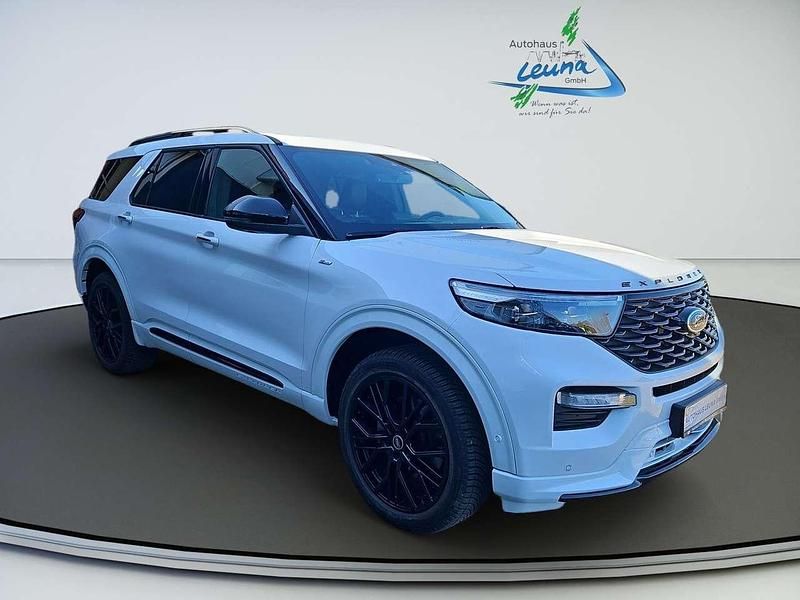 Oxford weiß Gebraucht 2022 Ford Explorer ST-Line SUV | 59.990 € (Teuer) - Bild 1/4