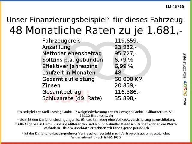 Gebraucht Audi SQ7 Ambiente 650 PS (478 kW) 2025 Mythosschwarz metallic SUV