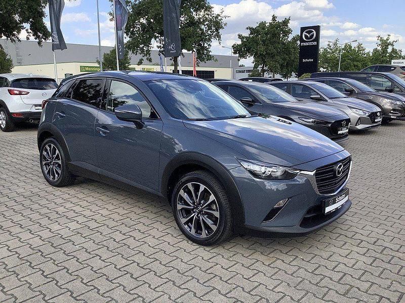 Polymetal gray Gebraucht 2021 Mazda CX-3 Ad'Vantage SUV | 18.940 € (Fairer Preis) - Bild 1/4
