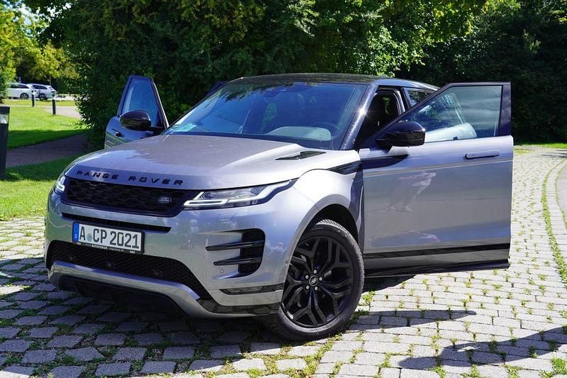 Grau Gebraucht 2019 Land Rover Range Rover evoque R-Dynamic SUV | 38.450 € - Bild 1/4