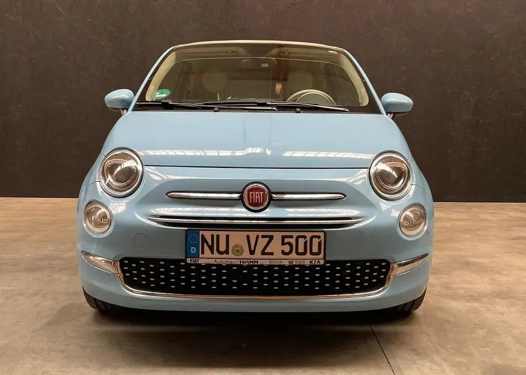 Gebraucht Fiat 500 69 PS (50 kW) 2017 Blau Cabrio