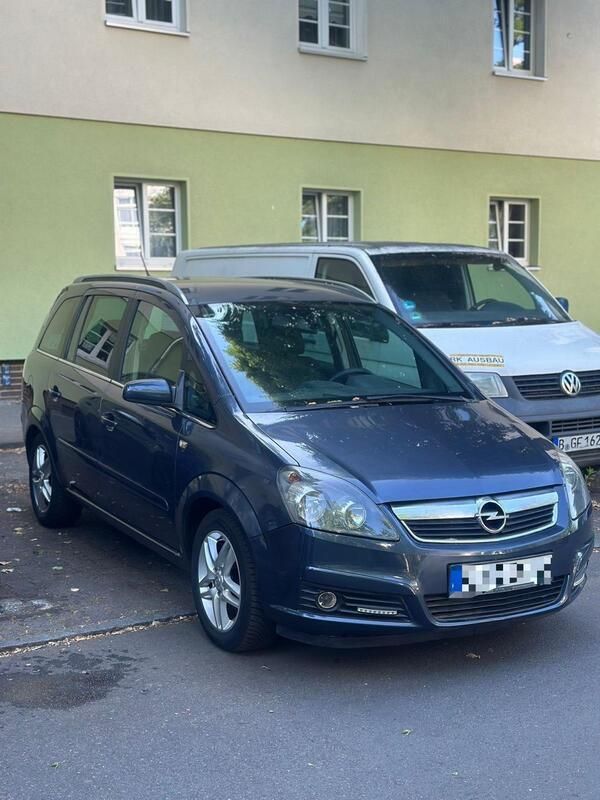 Blau Gebraucht 2007 Opel Zafira Van / Kleinbus | 1.399 € - Bild 1/4