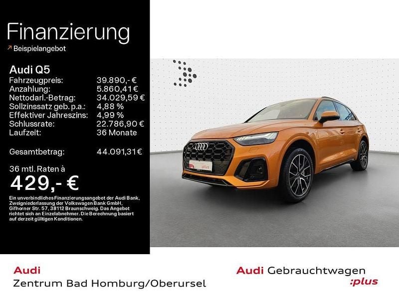 Gebraucht Audi Q5 S-Line 367 PS (269 kW) 2022 Orange SUV