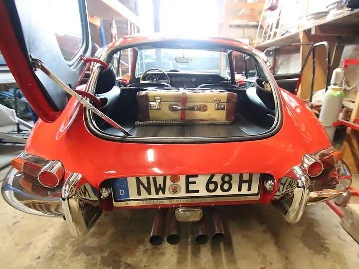 Gebraucht Jaguar E-Type 265 PS (194 kW) 1968 Rot Coupé