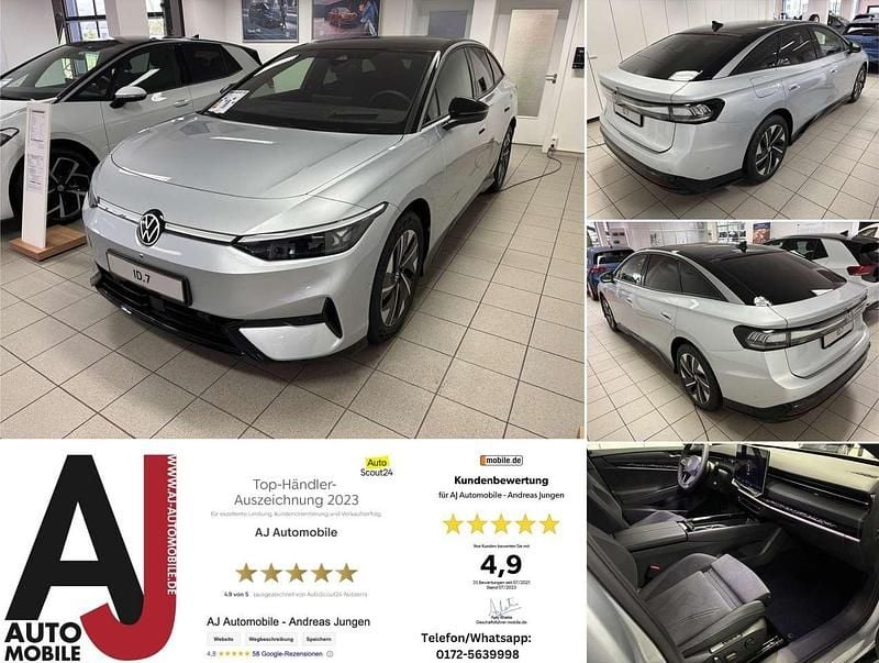 Scale silber dach schwarz Gebraucht 2024 VW ID.7 Pro Limousine | 44.900 € (Superpreis) - Bild 1/4