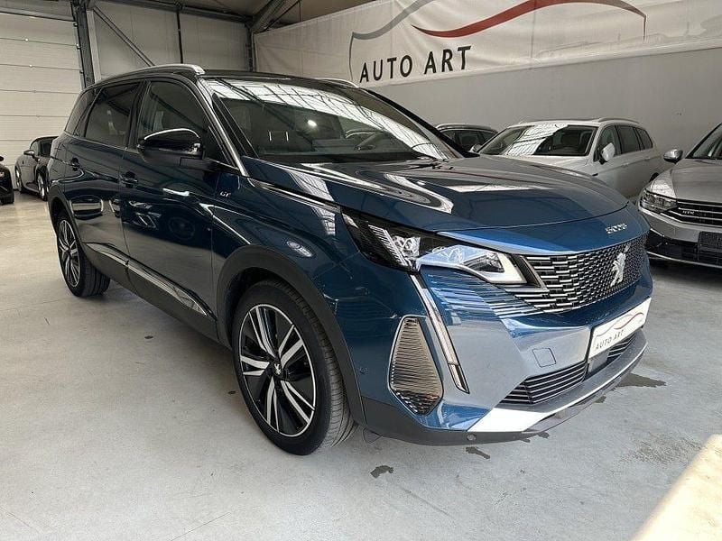 Blau Gebraucht 2022 Peugeot 5008 GT Van / Kleinbus | 32.990 € (Fairer Preis) - Bild 1/4