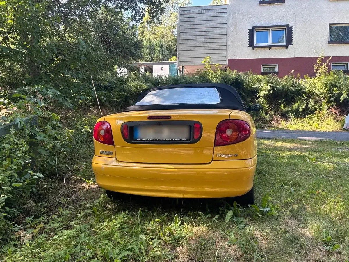 Gebraucht Renault Mégane Cabriolet 95 PS (69 kW) 1999 Gelb Cabrio
