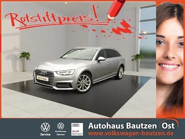 Florettsilber metallic (metallic) Gebraucht 2018 Audi A4 S-Line Kombi | 26.790 € (Teuer) - Bild 1/4