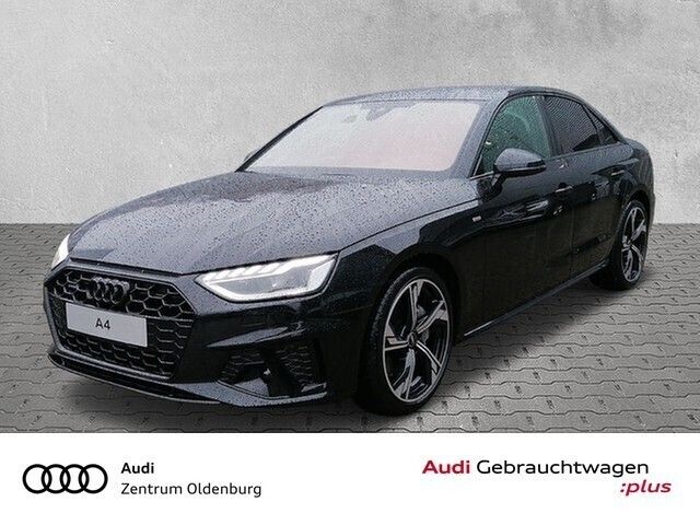 Mythosschwarz metallic Gebraucht 2024 Audi A4 S-Line Limousine | 49.999 € - Bild 1/4