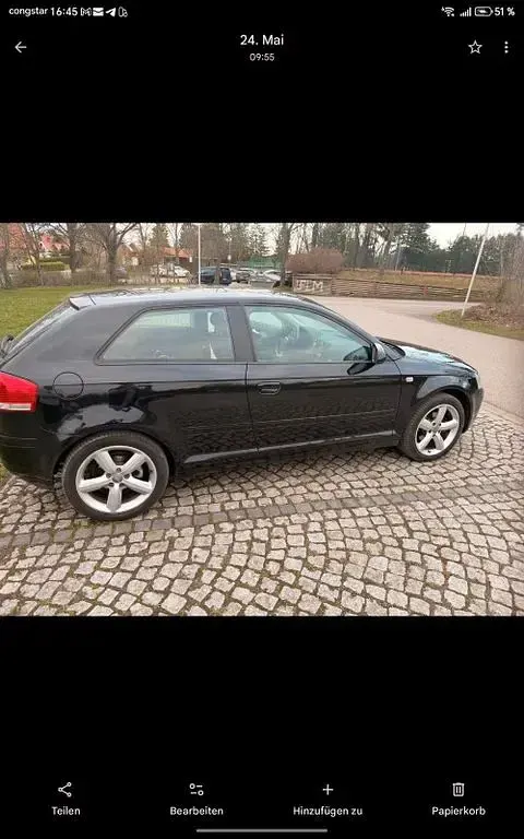 Gebraucht Audi A3 Ambition 116 PS (85 kW) 2007 Schwarz Kleinwagen