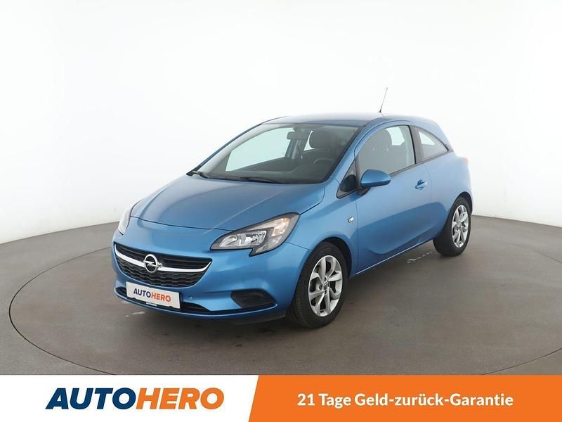 Blau Gebraucht 2018 Opel Corsa Edition Kleinwagen | 9.370 € (Fairer Preis) - Bild 1/3