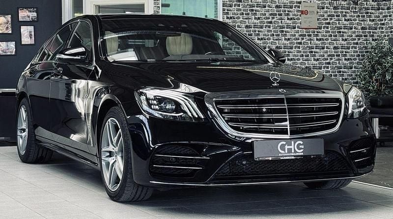 Obsidianschwarz lack Gebraucht 2020 Mercedes S450 Limousine | 57.990 € (Guter Preis) - Bild 1/4