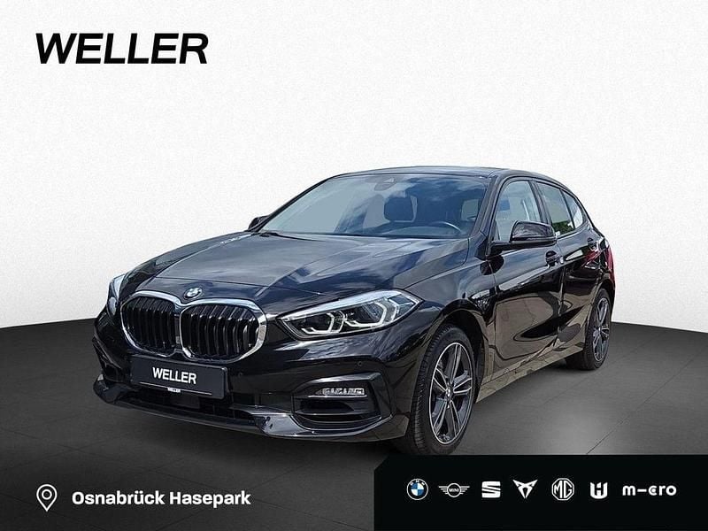 Schwarz Gebraucht 2022 BMW 120 Sport Line Kleinwagen | 23.690 € (Guter Preis) - Bild 1/4