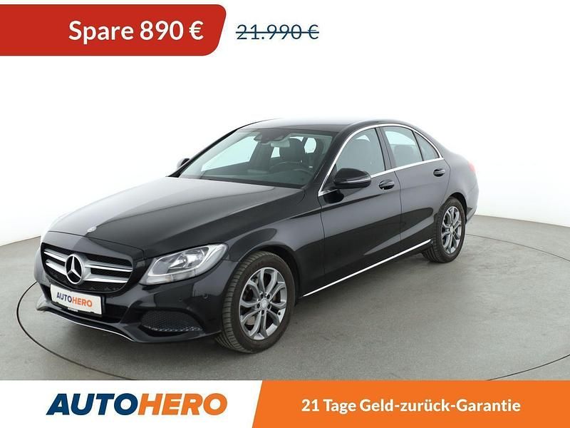 Schwarz Gebraucht 2016 Mercedes C200 Avantgarde Limousine | 21.100 € (Fairer Preis) - Bild 1/3