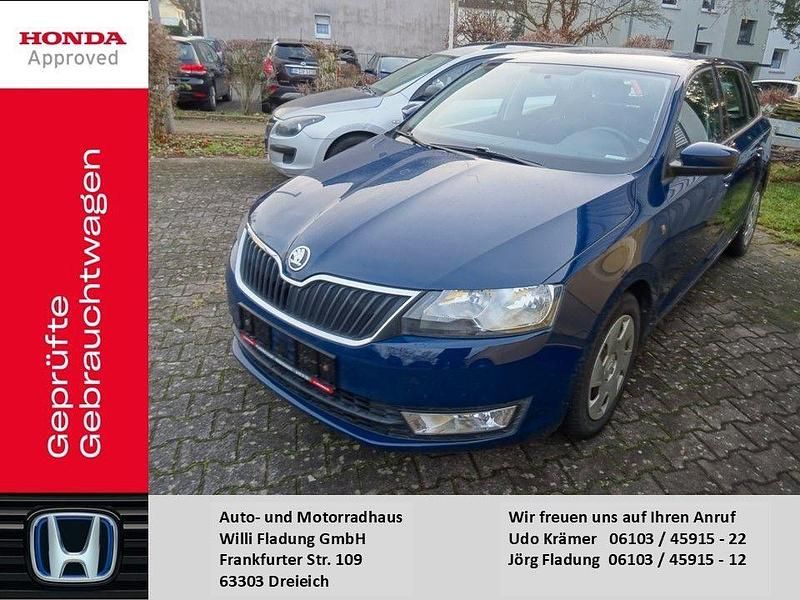 Blau Gebraucht 2014 Skoda Rapid Ambition Limousine | 7.990 € (Fairer Preis) - Bild 1/4