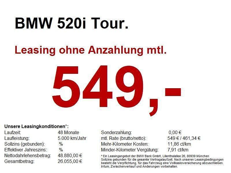 Schwarz Gebraucht 2024 BMW 520 M Sport Kombi | 49.890 € - Bild 1/4