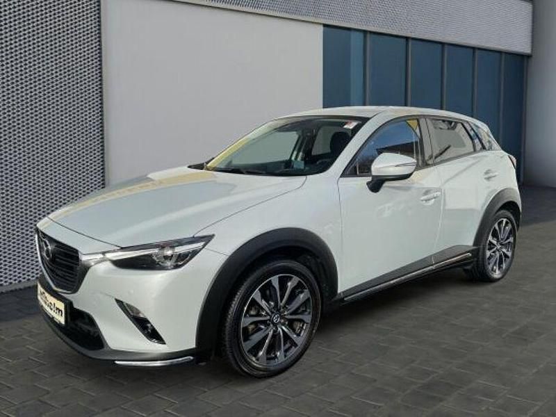 Gebraucht Mazda CX-3 Sky 121 PS (88 kW) 2019 Mondsteinweiß metallic (metallic) SUV