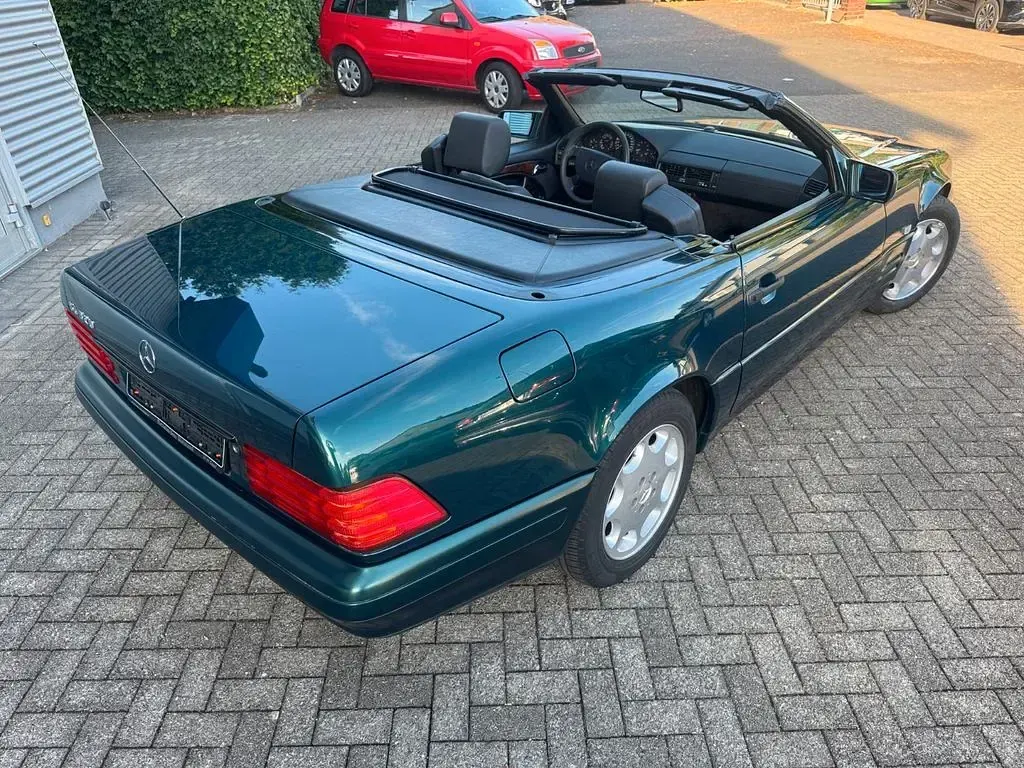 Gebraucht Mercedes SL320 231 PS (169 kW) 1997 Grün Cabrio