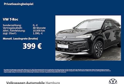 Neu VW T-Roc Style 150 PS (110 kW) 2026 Schwarz SUV