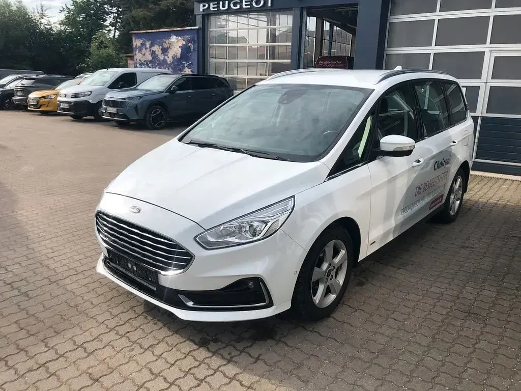 Gebraucht Ford Galaxy Titanium 190 PS (139 kW) 2020 Weiß Van / Kleinbus
