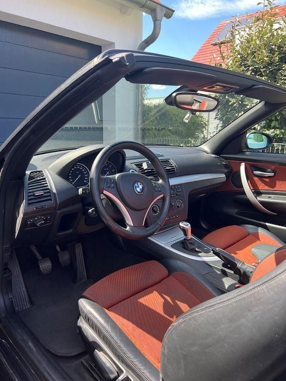 Schwarz Gebraucht 2008 BMW 120 Cabriolet Sport Line Cabrio | 4.100 € (Superpreis) - Bild 1/4